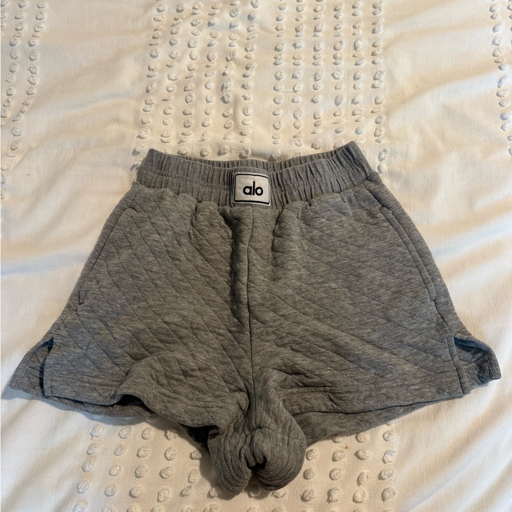 ALO Yoga Gray Athletic Shorts